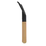 Einparts ice scraper with brass blade 33 cm, wooden handle, 1 pc