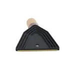 Einparts ice scraper with brass blade 33 cm, wooden handle, 1 pc