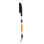 Einparts telescopic snow brush with ice scraper 82–110 cm, brass blade, 1 pc