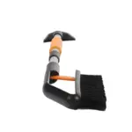 Einparts telescopic snow brush with ice scraper 82–110 cm, brass blade, 1 pc