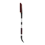 Einparts telescopic snow brush with ice scraper 87–115 cm, brass blade, 1 pc