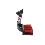 Einparts telescopic snow brush with ice scraper 87–115 cm, brass blade, 1 pc