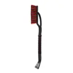 Einparts snow brush with ice scraper 65 cm, red, soft handle, 1 pc
