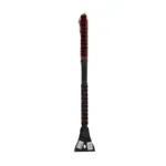 Einparts snow brush with ice scraper 65 cm, black and red, soft handle, 1 pc