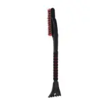 Einparts snow brush with ice scraper 65 cm, black and red, soft handle, 1 pc