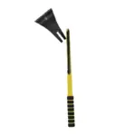 Einparts snow brush with ice scraper 54 cm, black and yellow, two-row bristles, 1 pc