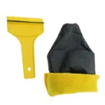 Einparts scraper glove 30 cm, lined, black and yellow, 1 pc