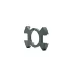 Einparts H7 LED bulb mounting adapter (Acura, Geely, Honda)
