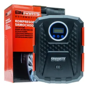 Einparts compressor 12 V 100 W 150 PSI with LCD gauge and carry case