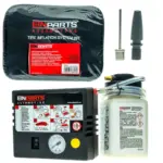 Einparts komplet za popravak guma: kompresor 120 W i brtvilo 450 ml s torbom