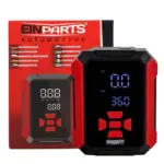 Einparts 12 V 75 W car compressor with LCD and LED light, 150 PSI, 23 l/min