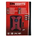 Einparts 12 V 100 W car compressor with LCD and light, 120 PSI, 22 l/min