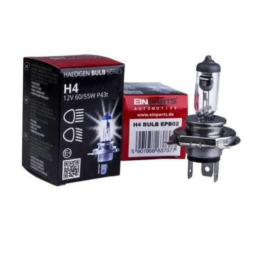 Einparts halogen bulb H4 12 V 55 W 3000 K, 1 pc