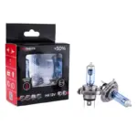 Einparts halogen bulbs H4 12 V 60/55 W 5000 K, pair