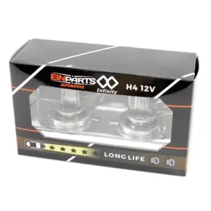 Einparts halogene žarulje H4 12 V 60/55 W 3000 K, par