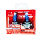 Einparts halogen bulbs H4 12 V 55 W 6000 K, pair