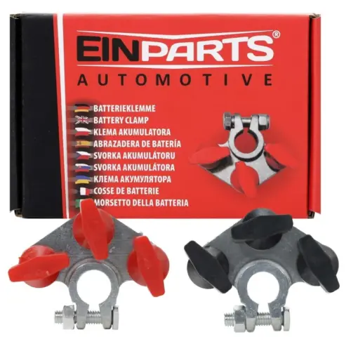 Einparts zinc alloy battery clamps 12/24 V 1000 A, kit