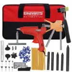 Einparts 52-piece PDR dent removal kit with slide hammer and bridge puller