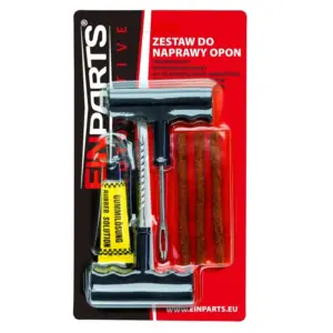 Einparts 6-piece tyre repair kit with cords (3 × 10 cm)