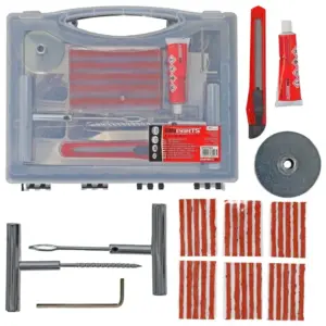 Einparts 37-piece tubeless tyre repair kit in a case