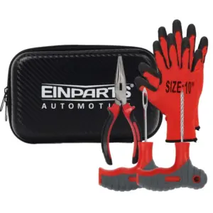 Einparts 10-piece tubeless tyre repair kit, 5 cords and pliers