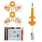 Einparts windscreen repair kit with 4-suction-cup applicator