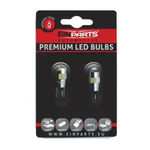 Einparts LED žarulje W5W CANbus 6000 K 6x SMD 5630, par