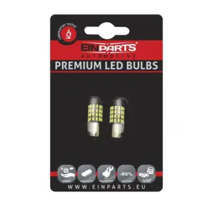 Einparts LED žarulje H6W CANbus 6000 K 54x SMD 3014, par