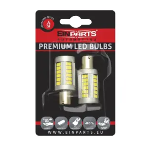 Einparts LED žarulje P21W CANbus 6000 K 135x SMD 4014, par
