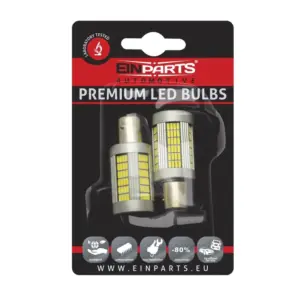 Einparts LED žarulje P21/5W CANbus 6000 K 135x SMD 2016, par