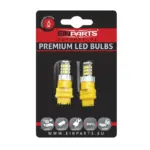 Einparts LED bulbs P27W CANbus orange 1800 K 30x SMD 3020, pair