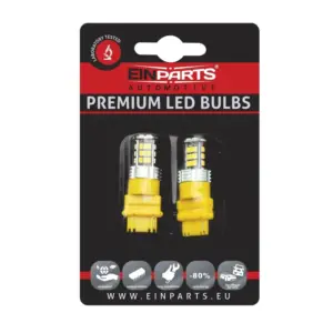 Einparts LED žarulje P27W CANbus narančaste 1800 K 30x SMD 3020, par