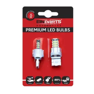 Einparts LED žarulje W21/5W CANbus 6000 K 30x SMD 3020, par