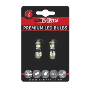 Einparts LED bulbs W5W CANbus 6000 K 18x SMD 2016, pair