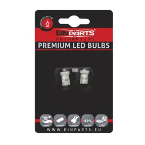Einparts LED bulbs W5W 6000 K 5x SMD 2835, pair