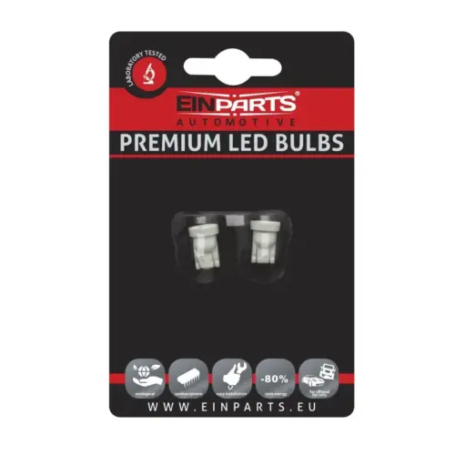 Einparts LED žarulje W5W 6000 K 5x SMD 2835, par