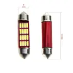 Einparts LED sufitne žarulje C10W 39 mm CANbus 6000 K 16x SMD 4014, par