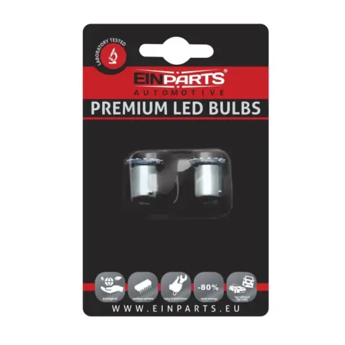 Einparts LED žarulje P21W 6000 K 18x SMD 4014, par