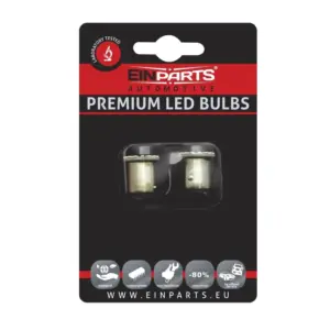 Einparts LED bulbs P21/5W CANbus 6000 K 18x SMD 4014, pair