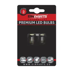 Einparts LED bulbs W5W CANbus 6000 K 6x SMD 3014, pair