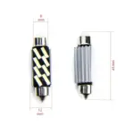 Einparts LED festoon bulbs C10W 42 mm CANbus 6000 K 8x SMD 7020, pair