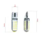 Einparts LED bulbs W5W CANbus 6000 K 12x SMD 7020, pair