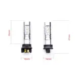 Einparts LED bulbs PW24W 6000 K 10× SMD 2323, pair