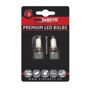 Einparts LED bulbs P13W 6000 K 8× SMD 5630, pair