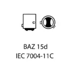 Einparts LED bulbs P21/4W CANbus 6000 K 30× SMD 3020, pair