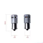 Einparts LED bulbs PY21W CANbus orange 1800 K 6× SMD 1860, pair