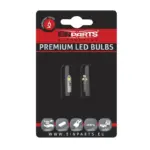 Einparts LED bulbs T5 6000 K 3× SMD 3528, pair