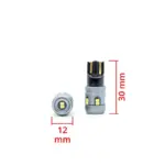 Einparts LED bulbs W5W CANbus 6000 K 12× SMD 2016, pair