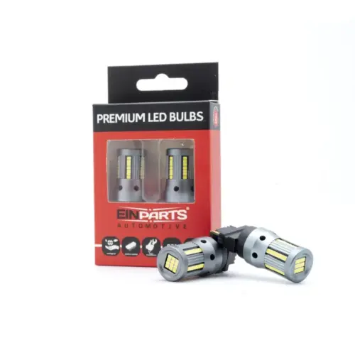 Einparts LED bulbs P27W CANbus 6000 K 66× SMD 2016, pair