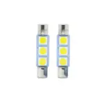 Einparts LED festoon bulbs C3W CANbus 6000 K 2× SMD 4014, pair